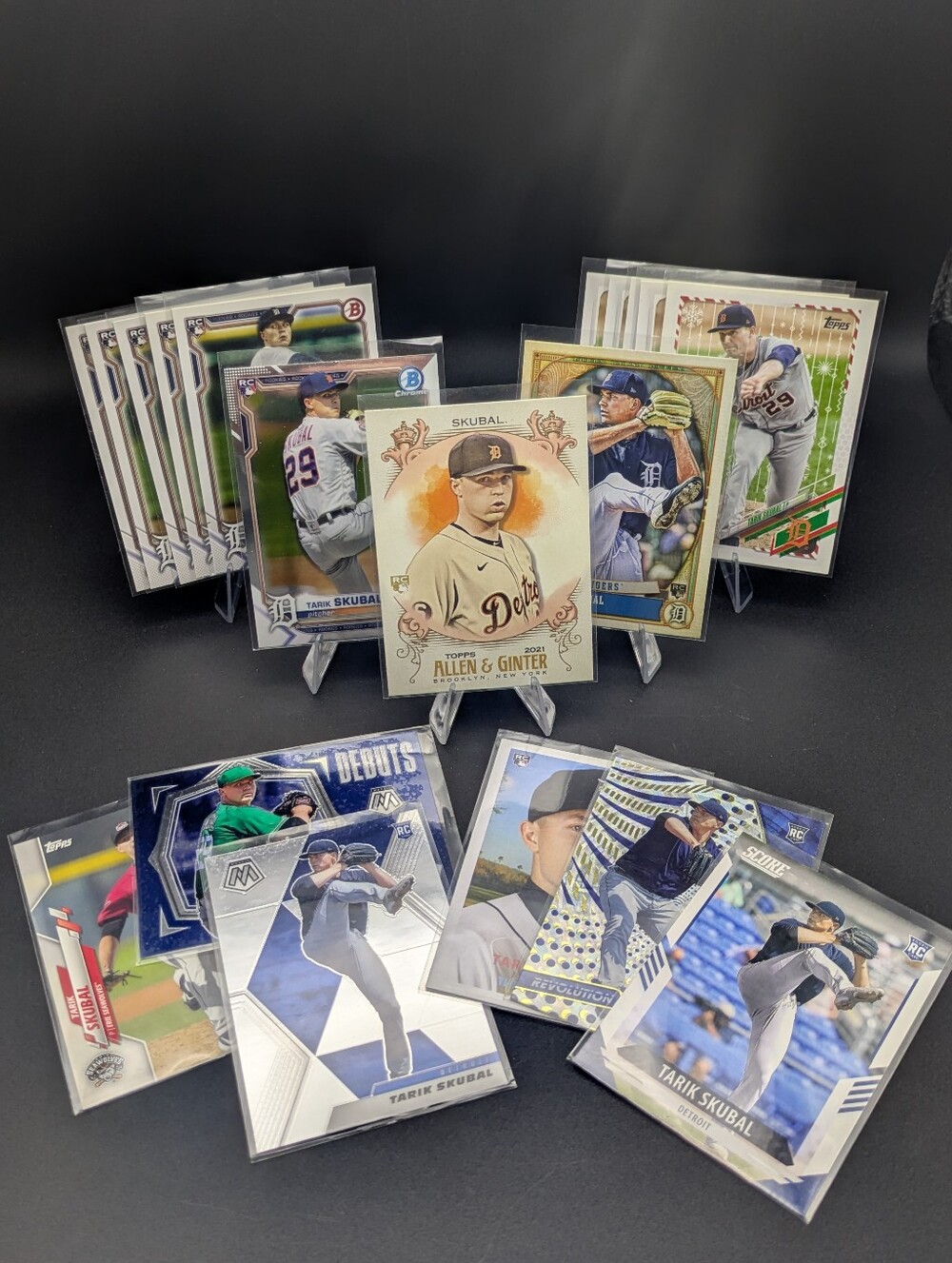 Tarik Skubal Rookie Lot (19) RC Prospect Insert Collection 2x Cy Young All-Star